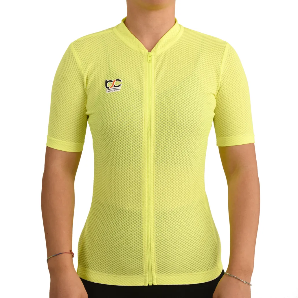 Fosfor Sarı Kadın Bisiklet Forması